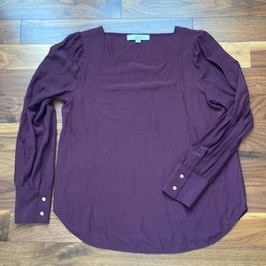 LOFT Plum Blouse
